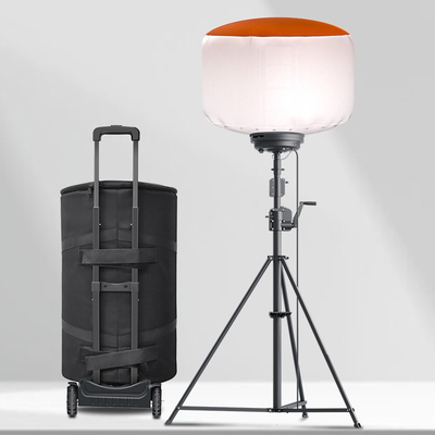 AC220V taşınabilir LED İş Işığı 1400W İş Alanı LED Balon Işık Kulesi Kanun Uygulamaları İçin