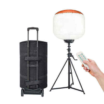 Portable Light Tower with AC90-305V Input Voltage 160LM/W Efficiency and Aluminum + Steel + PC + Fabric Material