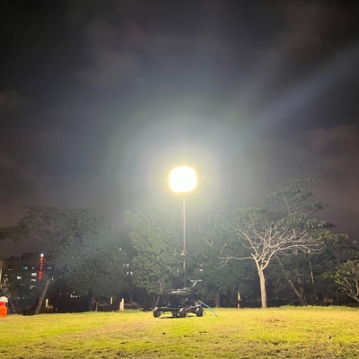 İnşaat Sahaları için Tripod Üzerinde 360° Aydınlatma 60W 100W 120W 320W Parlamasız LED Işık Balonu