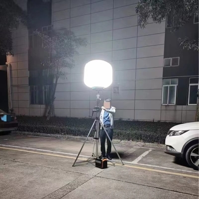 200W LED Işık Kaynağı Taşınabilir Dış Balon Işık Kulesi İnşaat veya Etkinlikler için