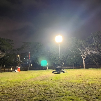 İnşaat Alanı ve Madencilik için Super Bright 100W Mobil LED Balon Işık Kulesi