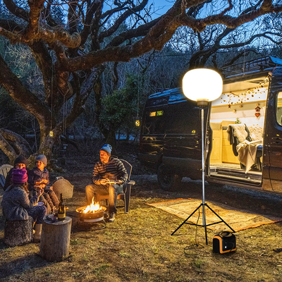 100W UShineray Taşınabilir Balon Işıkları Dışarıda ve İçeride Reklam için Mobil Işık Kulesi