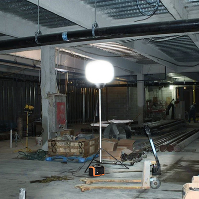 Acil Işıklandırma Led Kule Işıkları 200W LED Balon Işığı İçeride Geçici İşler İçin