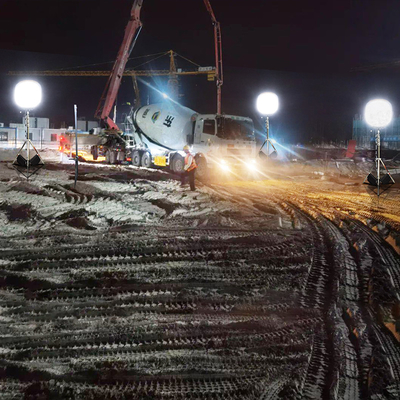 360 derece aydınlatma Led Balon Işıkları 500W Çekici Işık Kulesi Dışarıya