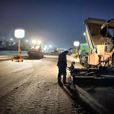 Super Parlak LED Balon Lamba 1000W LED Balon Taşınabilir Işık Kulesi İnşaat Alanı için