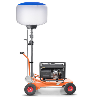 Yüksek Güçlü LED Balonlar 1200W Gece İnşaatı İçin Elektrik Işık Kulesi