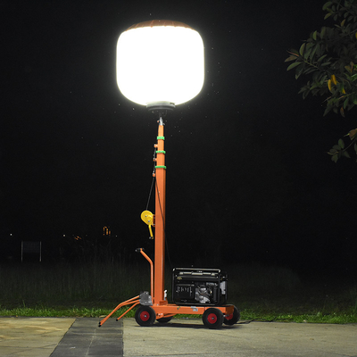 Omni Işıklandırma LED Balon Işıkları Geçici İnşaat için Işıklı 500W Jeneratör