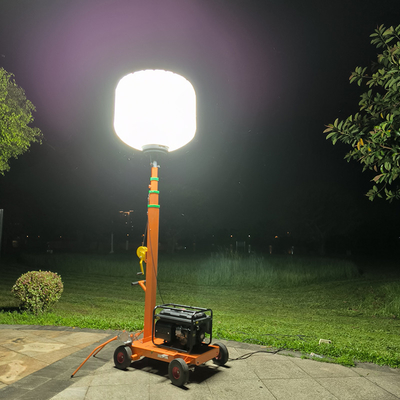 Dışarıda Çalışan Led Parti Balonları Işık 3.8m 800Watt Endüstriyel Kule Işığı