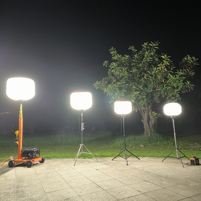 Çeşitli Taşınabilir İş Işığı 700Watt Balon LED Işık Kulesi Yol Bakımı İçin