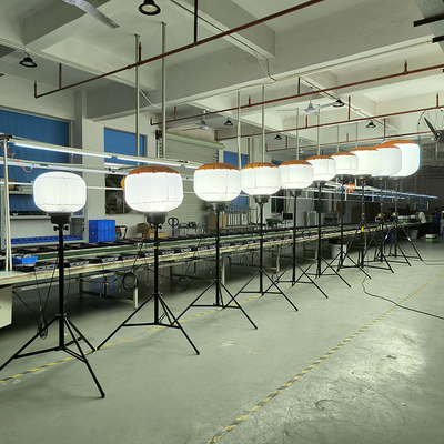 Araba Arabası Tripod Işıkları 800W Yol Güvenliği İçin Led Balon Lambaları