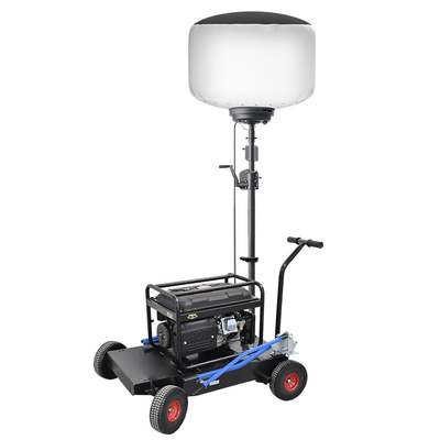 Mobil Tripod İş Işığı 1000W LED Balon Işık Kulesi Güvenlik Yönetimi Ekipmanı İçin
