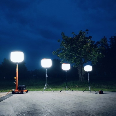 1200Watt LED Balon Işıkları Kule Tripod Dış İş Işıkları Müteahhitler İçin
