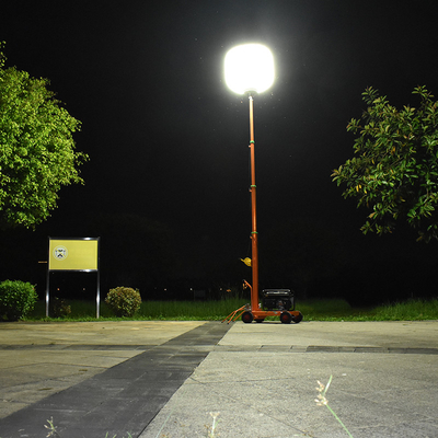 AC220V taşınabilir LED İş Işığı 1400W İş Alanı LED Balon Işık Kulesi Kanun Uygulamaları İçin