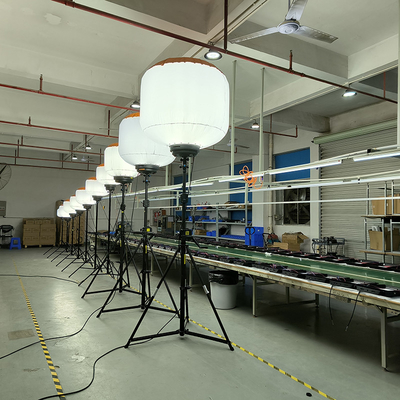 AC220V taşınabilir LED İş Işığı 1400W İş Alanı LED Balon Işık Kulesi Kanun Uygulamaları İçin