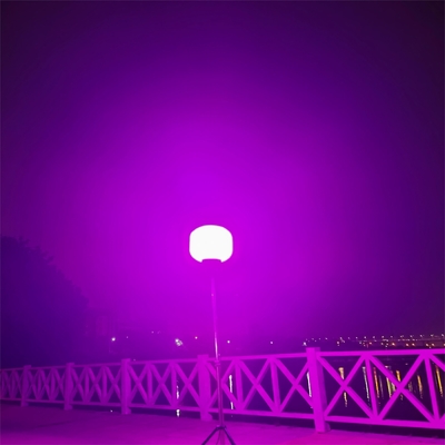 IP65 Su geçirmez Işık Kulesi 60W Kamp Düğün Dekorasyonu için RGB LED Balonlar