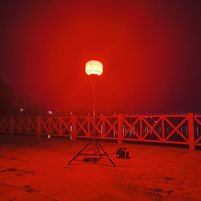 100W LED Kule Işığı 3000K 5000K Etkinlikler Dekorasyonu İçin Renkli LED Balon Lambaları