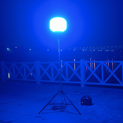 120W LED RGB Balon Işık Kulesi Açık Hava etkinliği için çok yönlü taşınabilir ışık kulesi