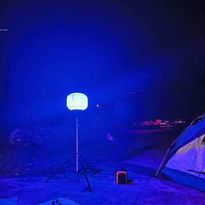 Pil ile çalışan Balon Işık Kulesi 100W RGB LED Partiler İçin LED İş Lambası