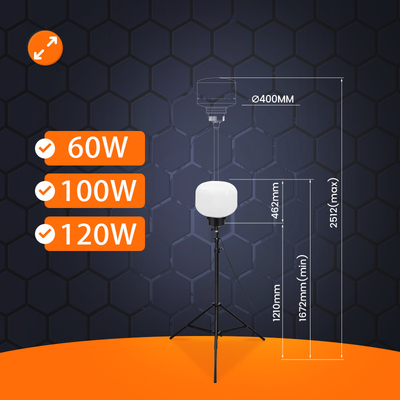 Dışarıdaki LED Balon Işığı 120W 150W Partiler İçin Mobil Işık Kulesi