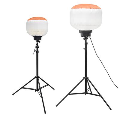 RV Seyahatleri için şişilebilir inşaat lambaları 320W LED balon ışık kulesi