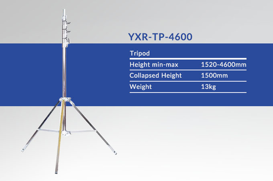 4.6m Balon LED Light Tripod Manual kaldırma LED iş ışığı tripod dayanağı