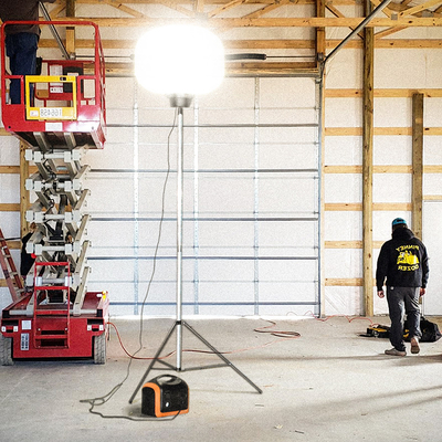 Anti Böcekler LED Balon Işık Kulesi 150Watt Led Tripod Işık Güvenlik Işıklandırma