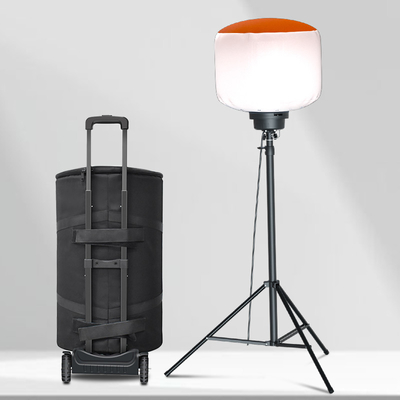 Etkinlikler Teleskopik Çekici Işık Kulesi 500W LED Balon Büyük Etkinlikler İçin Mobil Işık Kulesi