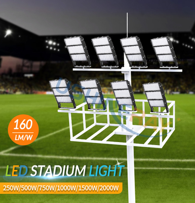 Tennis sahası için ağır işlevli 500W Floodlight futbol stadyumu ışıkları