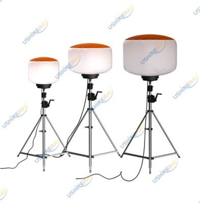 Taşınabilir İnşaat Balonu Çalışma Işığı 150W 360 Derece Işıklandırma Yüksek Güçlü LED Tripod Standı